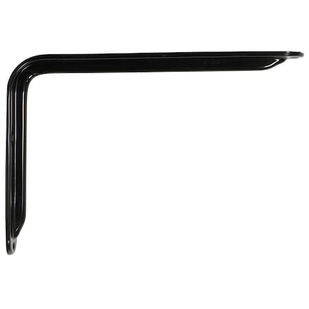 Knape & Vogt Knape & Vogt John Sterling Black Steel Decorative Bracket 12 Ga. 12 in. L 125 lb RP-0099-12BK